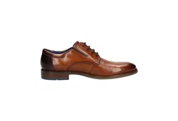 bugatti Schnürschuh Braun/Orange/Hellblau