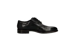 bugatti Schnürschuh Schwarz/Hellblau