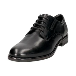 bugatti Schnürschuh Schwarz/Hellblau