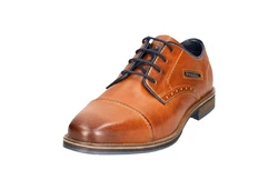 bugatti Halbschuhe Schnürschuh Braun/Beige/Hellblau