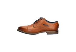 bugatti Halbschuhe Schnürschuh Braun/Beige/Hellblau