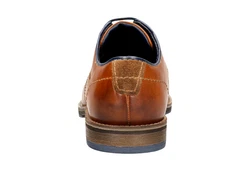 bugatti Halbschuhe Schnürschuh Braun/Beige/Hellblau