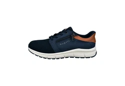 bugatti Schnürschuh Dunkelblau/Blau/Hellblau