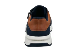 bugatti Schnürschuh Dunkelblau/Blau/Hellblau