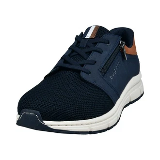 bugatti Schnürschuh Dunkelblau/Blau/Hellblau
