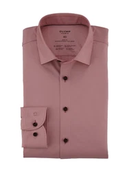 OLYMP Businesshemd Level Five Jerseyshirt Lila/Rosa