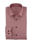 OLYMP Businesshemd Level Five Jerseyshirt Lila/Rosa