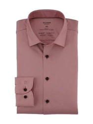 OLYMP Businesshemd Level Five Jerseyshirt Lila/Rosa
