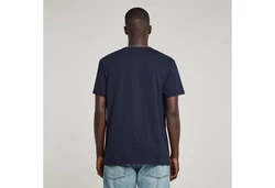 G-STAR T-Shirt Base Dunkelblau/Lila