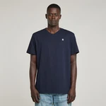 G-STAR T-Shirt Base Dunkelblau/Lila
