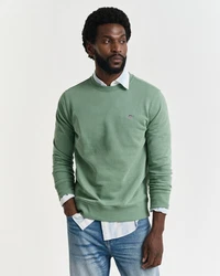 Gant Sweatshirt REG SHIELD C-NECK SWEAT Grün/Dunkelgrün/Hellgrün