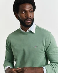 Gant Sweatshirt REG SHIELD C-NECK SWEAT Grün/Dunkelgrün/Hellgrün