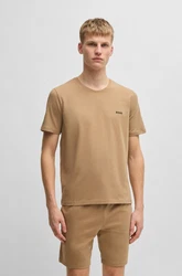 BOSS T-Shirt Mix&Match T-Shirt R Beige/Khaki/Braun