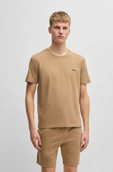 BOSS T-Shirt Mix&Match T-Shirt R Beige/Khaki/Braun