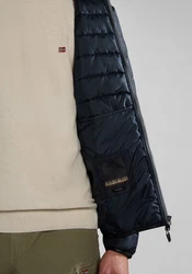 Napapijri Steppjacke Acalmar 6 dunkelbraun/schwarz/wei (041)