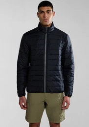 Steppjacke Mit Markenlabel an der Seite und innen, mit Stehkragen
