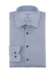 OLYMP Businesshemd 24/7 Level 5 Jersey Blau/Hellblau/Grau/Dunkelblau