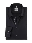 OLYMP Businesshemd Level 5 Schwarz/Dunkelrot