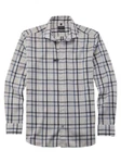OLYMP Businesshemd Hemd Casual Grau/Blau/Hellblau/Dunkelgrau