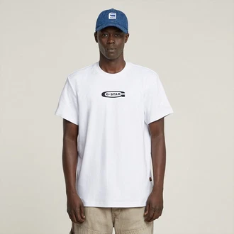 G-STAR T-Shirt Old Skool Logo