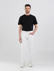 Replay Slim-fit Jeans Anbass Weiß/Creme