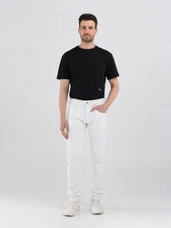 Replay Slim-fit Jeans Anbass Weiß/Creme