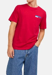 Jack & Jones T-Shirt Corp 3er Pack Rot