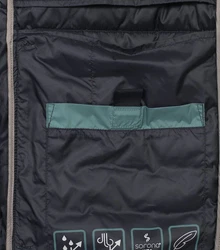 CASAMODA Anorak Kurzweste Dunkelgrün/Türkis/Grün