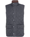 Barbour Steppweste New Lowerdale Dunkelblau/Hellblau/Blau