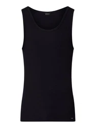 Hanro Tanktop Cotton Essentials Dunkelblau/Schwarz