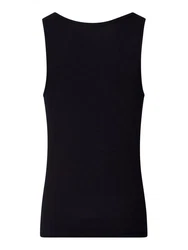 Hanro Tanktop Cotton Essentials Dunkelblau/Schwarz