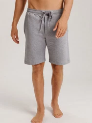 Hanro Pyjamashorts Natural Living schlafmode Grau/Hellgrau/Dunkelgrau