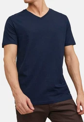 Jack & Jones T-Shirt 3er Pack Organic Basic Dunkelblau