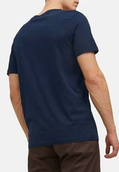 Jack & Jones T-Shirt 3er Pack Organic Basic Dunkelblau