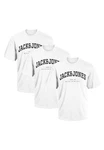 Jack & Jones T-Shirt Caleb Varsity Blau/Rot/Gold/Dunkelrot/Hellblau/Schwarz/Dunkelgrün
