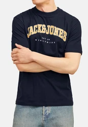 Jack & Jones T-Shirt Caleb Varsity Dunkelblau