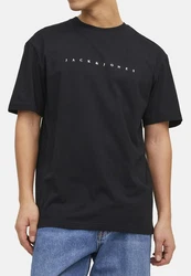 Jack & Jones T-Shirt 3er Pack Star JJ Dunkelgrün/Khaki/Dunkelblau/Grau/Hellblau