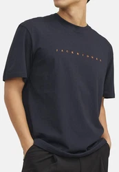 Jack & Jones T-Shirt 3er Pack Star JJ Dunkelblau/Blau