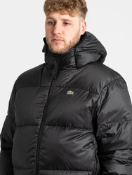 Lacoste Daunenjacke Puffer Down Jacket Schwarz