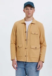 Langarmhemd CORE OVERSHIRT (1-tlg)