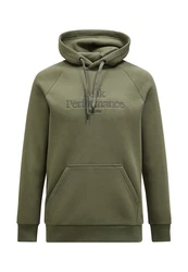 Peak Performance Kapuzensweatshirt Original Hood Dunkelgrün/Grün