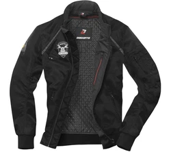 Bogotto Allwetterjacke Boston Motorrad Textiljacke Dunkelblau/Schwarz/Weiß/Dunkelgrau/Grau