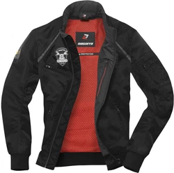 Bogotto Allwetterjacke Boston Motorrad Textiljacke Dunkelblau/Schwarz/Weiß/Dunkelgrau/Grau