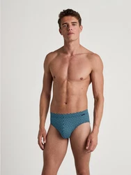 CALIDA Slip Grafic Cotton Herren Blau/Grün/Türkis/Hellblau