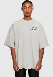 Merchcode T-Shirt Book Comic Huge Tee Grau