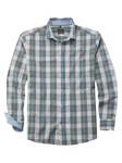 OLYMP Businesshemd Casual Hellblau/Türkis/Blau/Grau