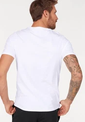 Jack & Jones T-Shirt LOGO TEE CREW NECK Schwarz/Weiß