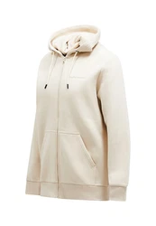 Peak Performance Kapuzensweatshirt Original Small Logo Zip Hood Beige/Khaki
