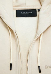 Peak Performance Kapuzensweatshirt Original Small Logo Zip Hood Beige/Khaki