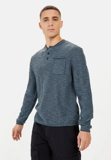 camel active Henleyshirt Hellblau/Grau/Dunkelblau/Blau camel active Henleyshirt Hellblau/Grau/Dunkelblau/Blau